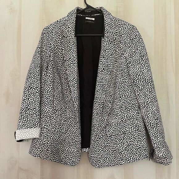 Lane Bryant black and white blazer jacket‎ from the modernist collection, 16/18 - Picture 1 of 15